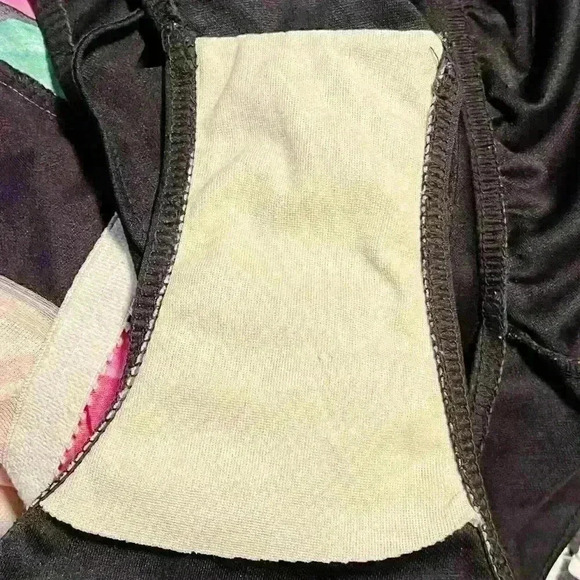 Vintage Sea Fair Beach Floral Side Tie One Piece Summer Swimsuit Skirt USA Small - Picture 10 of 10